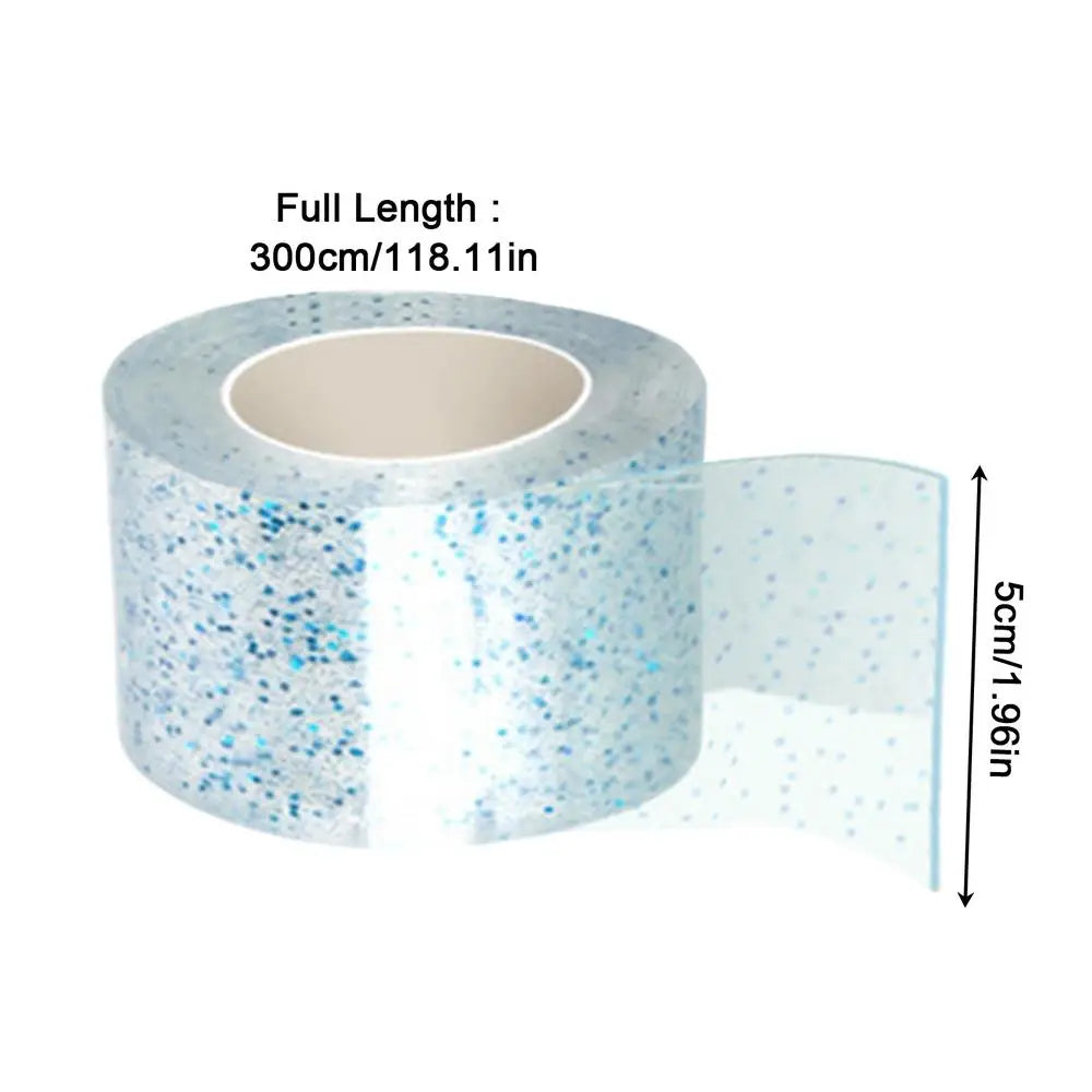 Glitter Nano Bubble Tape – Blowable DIY Craft Tape for Kids DIY Craft Tape PLUSH Blue