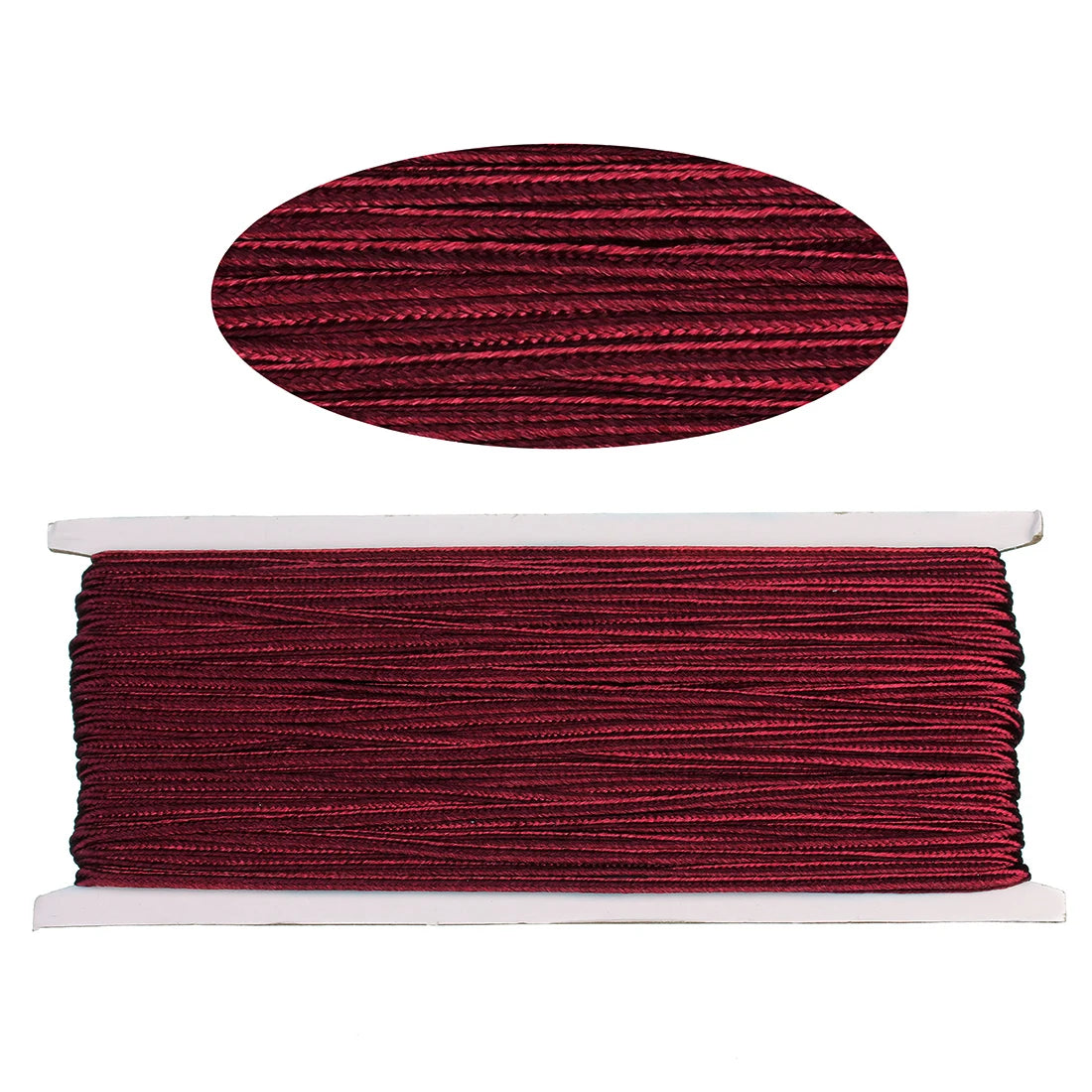 30 Yards Soutache Braided Cord 3mm – Multicolor DIY Jewelry Braided Jewelry Cord PLUSH Dark Red