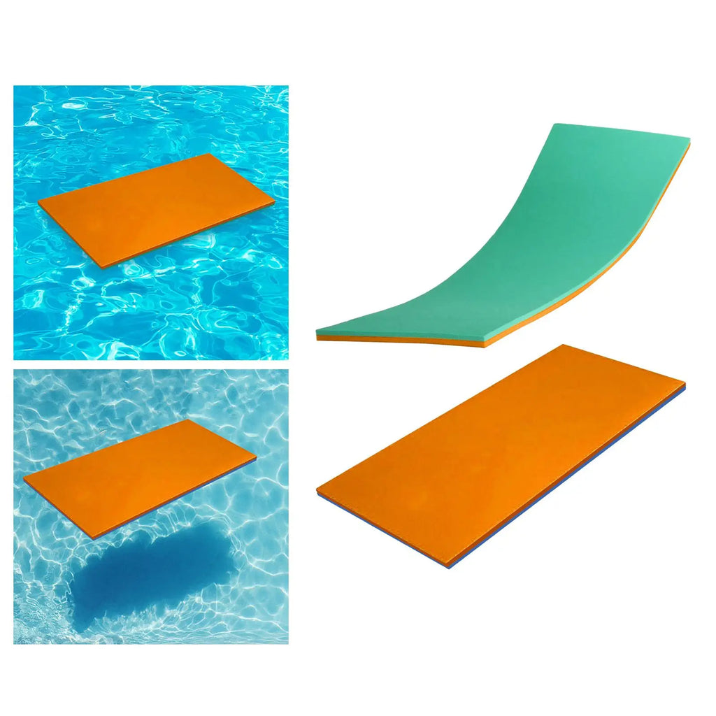 XPE Floating Pool Mat – Foldable Water Float for Beach & Lake Pool Float Mat PLUSH