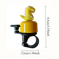 Cartoon Dinosaur Bicycle Bell – Loud Ring for Kids & Adults Bicycle Bell PLUSH Yellow