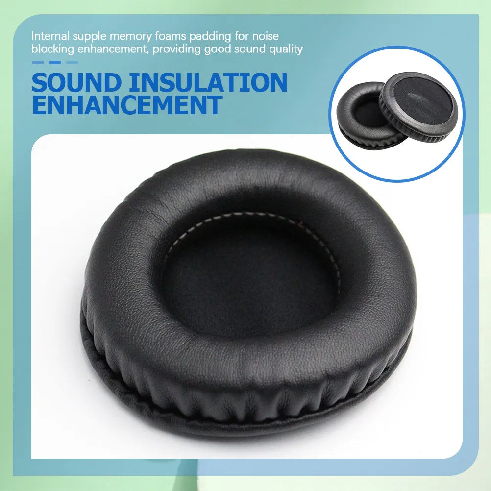 Foxnovo Memory Foam Headphone Ear Pads – Protein Leather 1 Pair Headphone Ear Pads PLUSH
