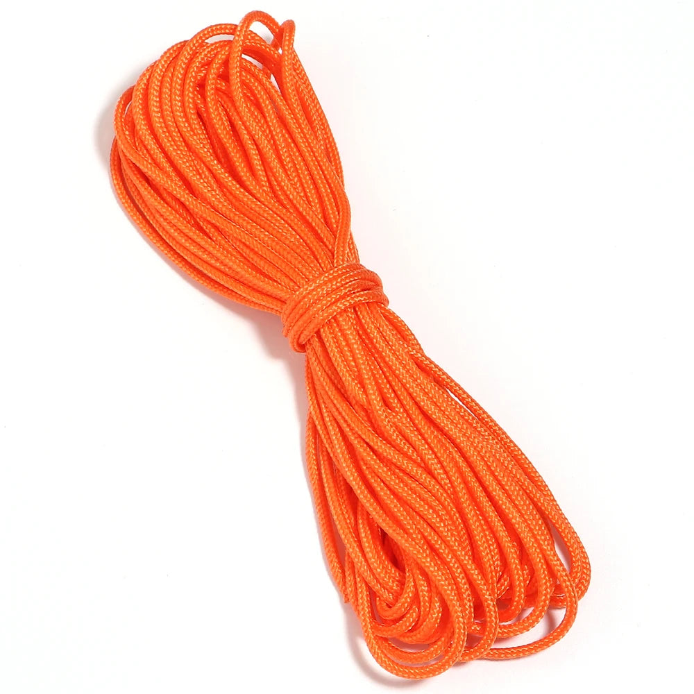 10 Yards 2mm Polyester Braided Rope – DIY Drawstring Cord Braided Craft Cord PLUSH orange