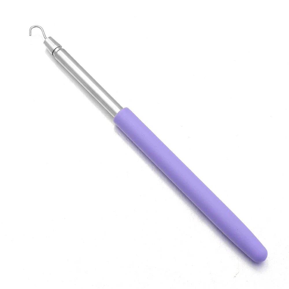 Bracelet Wearing Helper Tool – Clasp Hook for Jewelry & Watch Jewelry Making Tool PLUSH purple