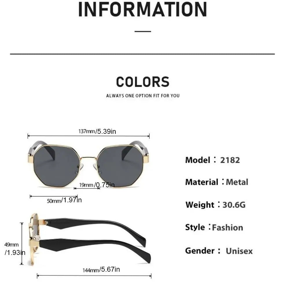 UV400 Polygonal Gradient Sunglasses for Women – PC Shades Fashion Sunglasses PLUSH
