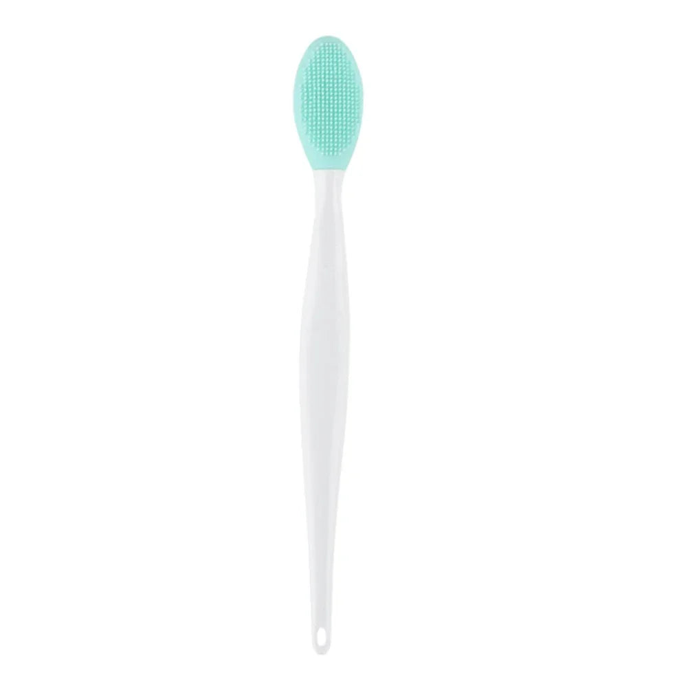 Silicone Face Wash Brush – Exfoliating Pore Cleansing Tool Facial Cleansing Brush PLUSH green