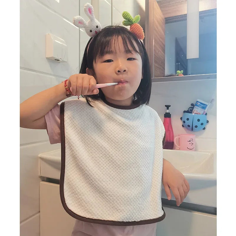 Waterproof Baby Bibs Burp Cloths – Ruffle Feeding Apron Baby Bibs & Burp Cloths PLUSH