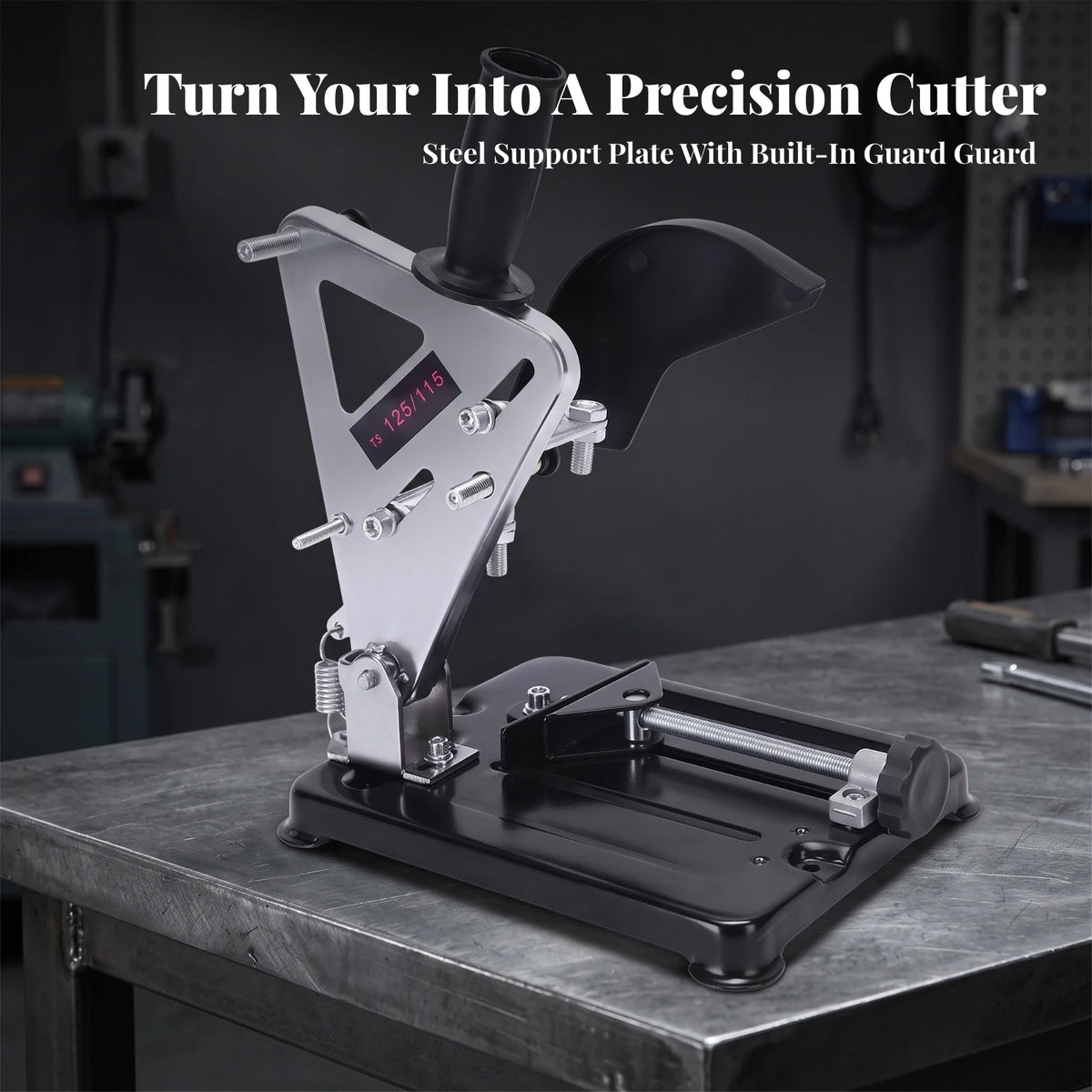 Sliding Angle Grinder Stand – Adjustable 45° with Safety Guard Angle Grinder Stand PLUSH Default Title