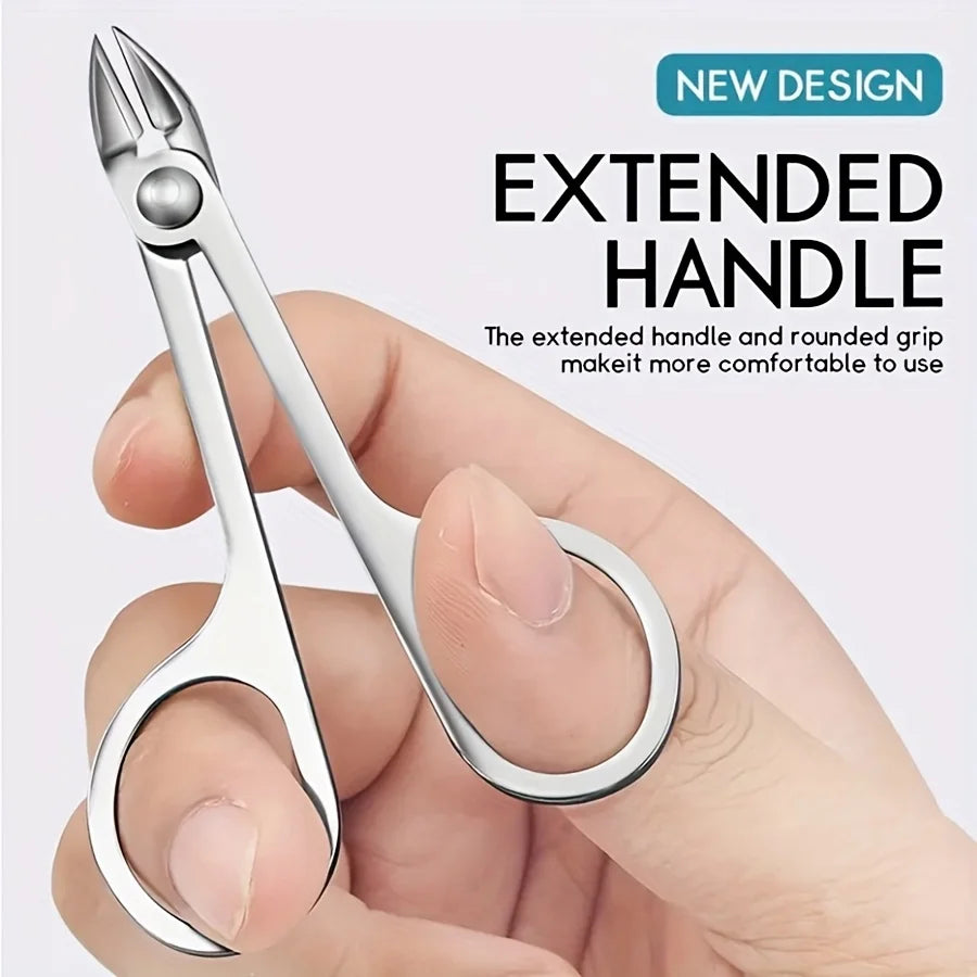 Stainless Steel Cuticle Scissors & Nail Clippers Manicure Set Cuticle Scissors Set PLUSH