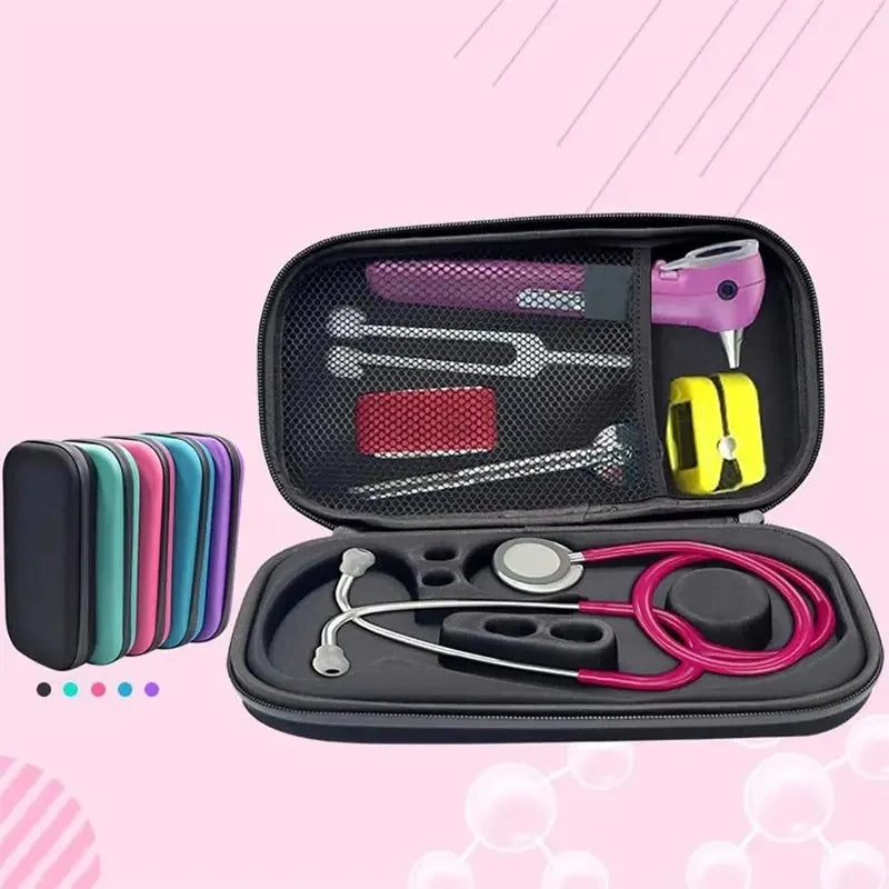 EVA Hard Stethoscope Case – Shockproof Carrying & Storage Box Stethoscope Carrying Case PLUSH