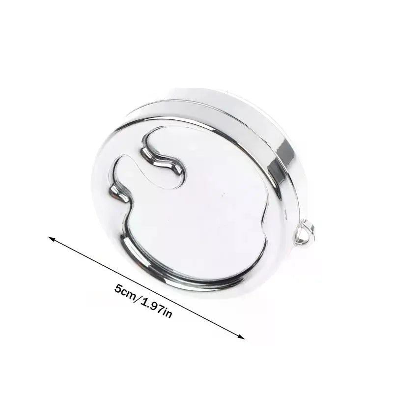 SADOER Refillable Round Magnetic Eyeshadow Palette Case 5cm Eyeshadow Palette Case PLUSH