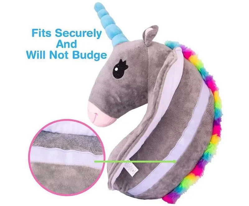 Unicorn Plush Car Seat Belt Cover – Kids Shoulder Pillow Cushion Plush Seat Belt Pillow PLUSH