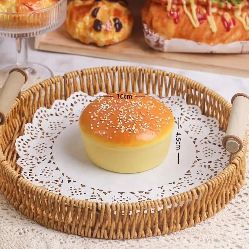 Simulation Bread Squeeze Fidget Toy – Squishy Food Novelty