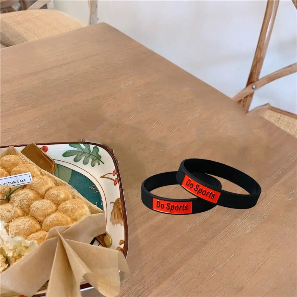 Silicone Sport Wristbands – Printed Engraved Fashion Bracelets Silicone Wristband PLUSH