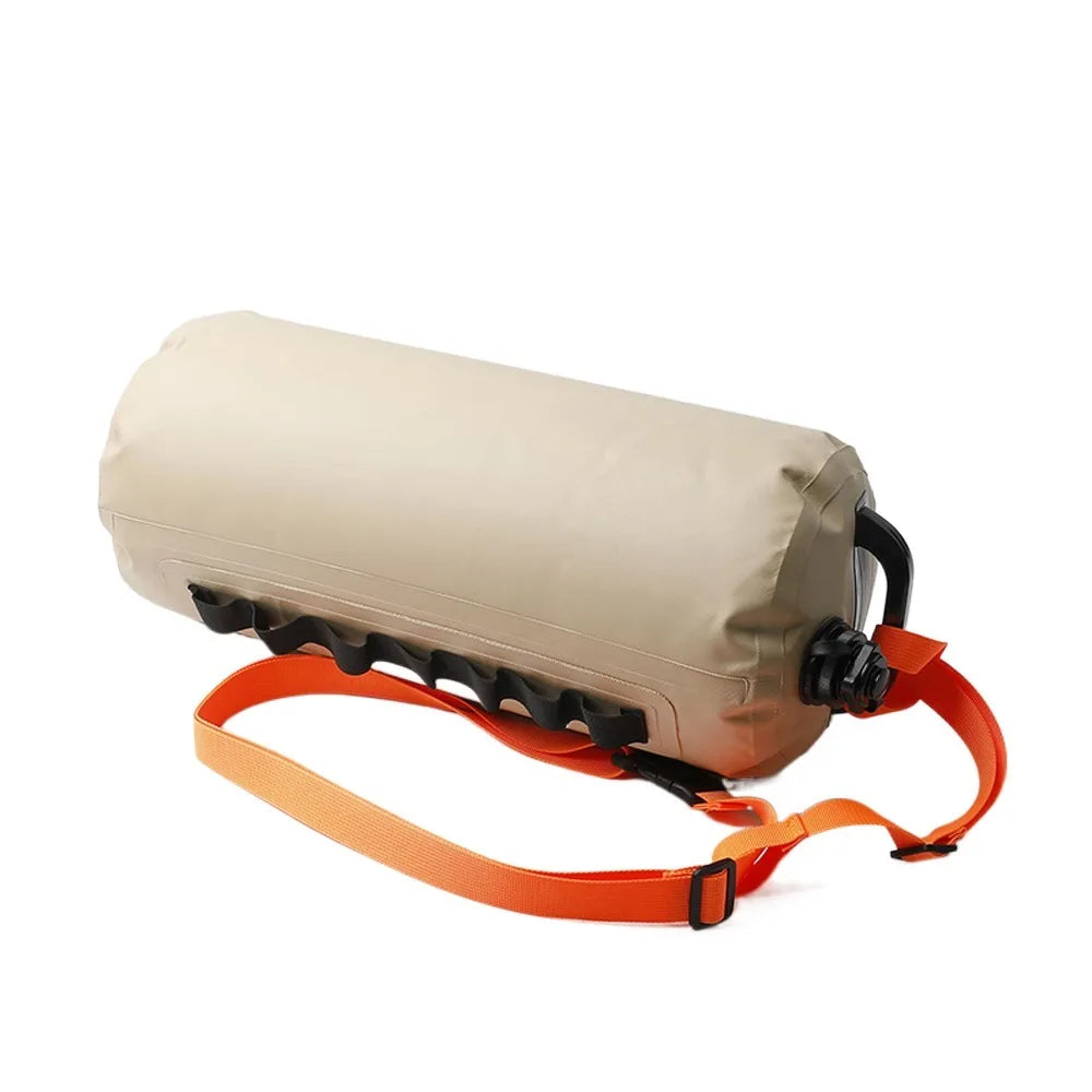Swim Buoy Dry Bag – Waterproof Float & Kayak Weight Bag Swim Buoy Dry Bag PLUSH Khaki