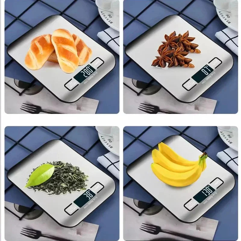 Digital Kitchen Scale 5kg LED Display | 1g Precision Digital Kitchen Scale PLUSH