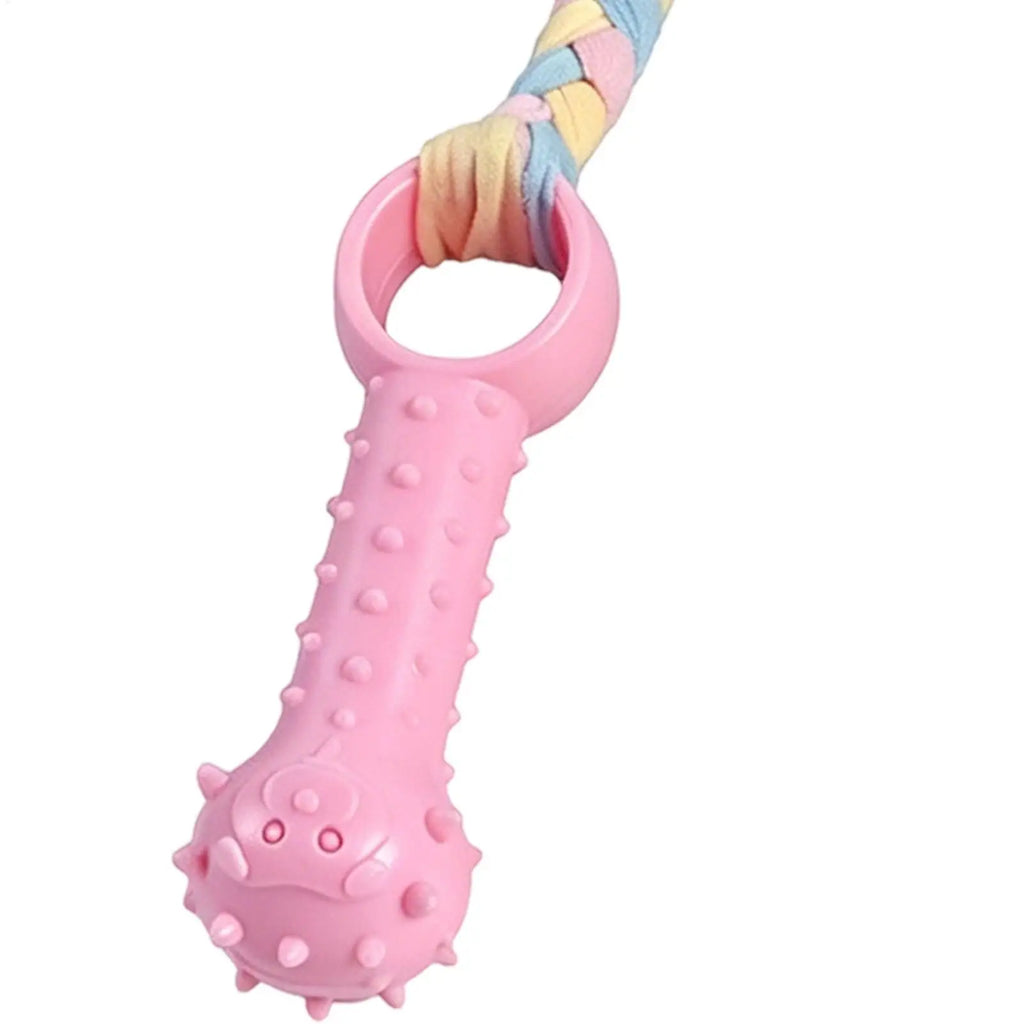 Dog Chew Toy for Teeth Cleaning – Soft Silicone Bone Dog Chew Toy PLUSH