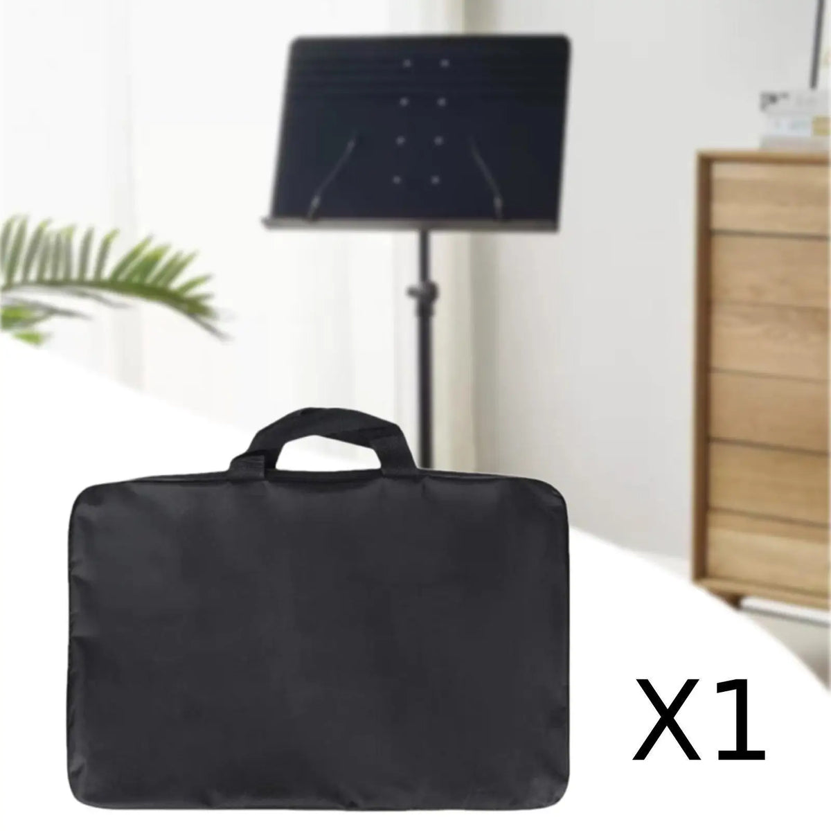 Portable Music Stand Bag – Lightweight Polyester Carry Case Music Stand Bag PLUSH
