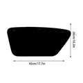 Car Side Window Sun Shade – UV Block & Privacy Curtain Car Window Sunshade PLUSH Left