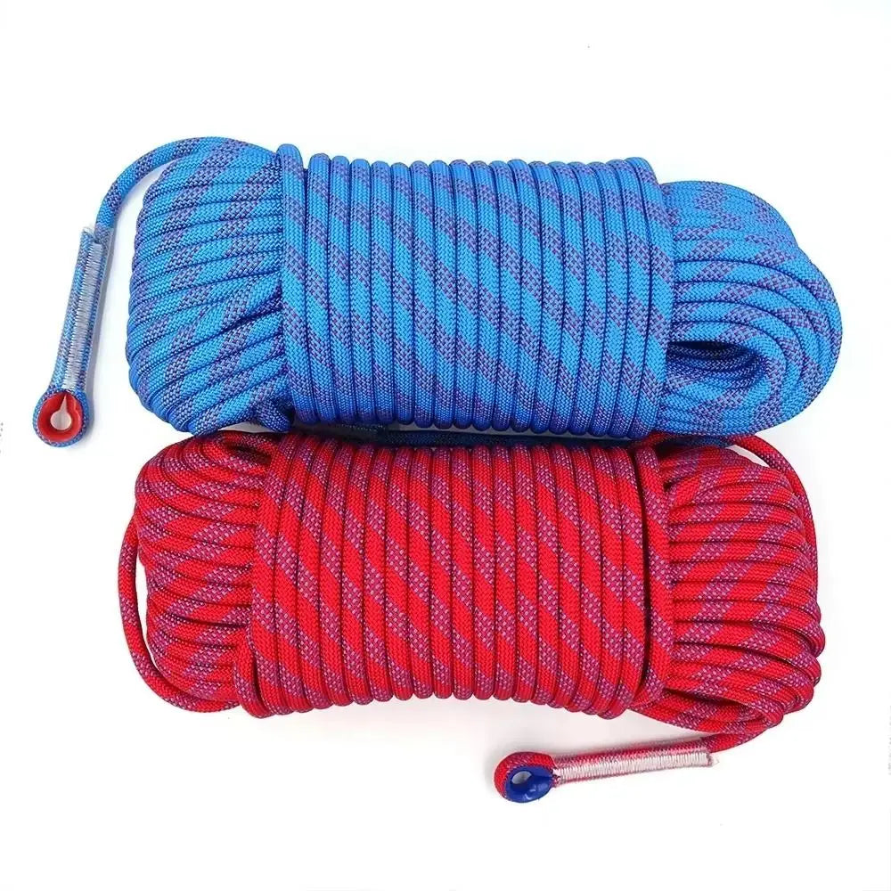 12mm Static Safety Rope – High Strength Climbing & Rescue Cord Static Climbing Rope PLUSH