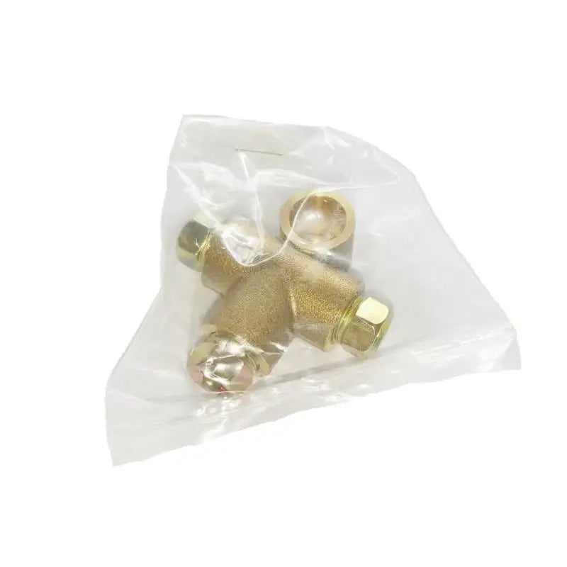3-Way Tee Connector M10 3/16" Metric Brake Clutch Pipe Fitting Brake Pipe Fitting PLUSH