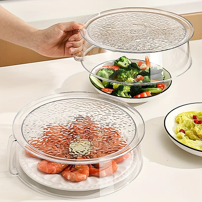 Microwave Splash Guard – 360° Splatter Cover, Heat Resistant Microwave Splatter Cover PLUSH