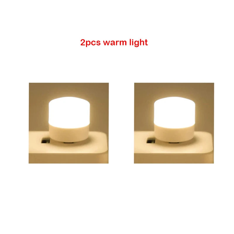 ZWINCKY USB LED Night Light – Mini Plug-In Reading Lamp 1W USB LED Night Light PLUSH 2pc warm light China Mainland