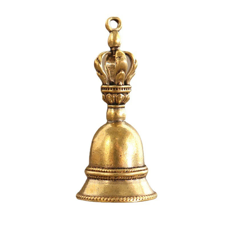 Handmade Vintage Brass Bell – DIY Keychain, Wind Chime & Decor Brass Bell Charm PLUSH 1Pc