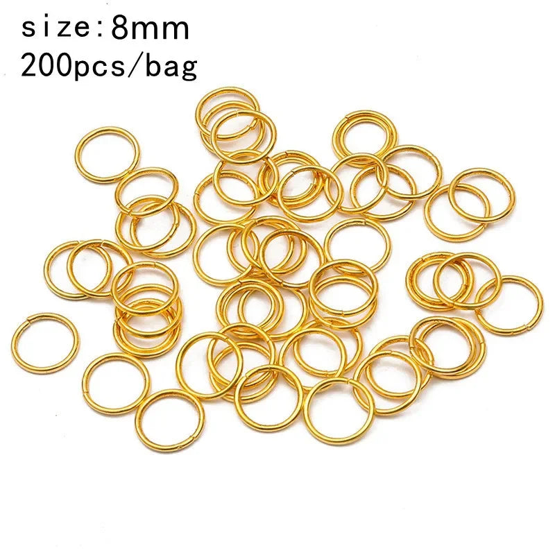 Dreadlock Beads & Braid Cuffs – 50–200pcs Micro Hair Rings