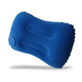 Inflatable Travel Pillow – Camping, Neck & Lumbar Support Inflatable Travel Pillow PLUSH blue