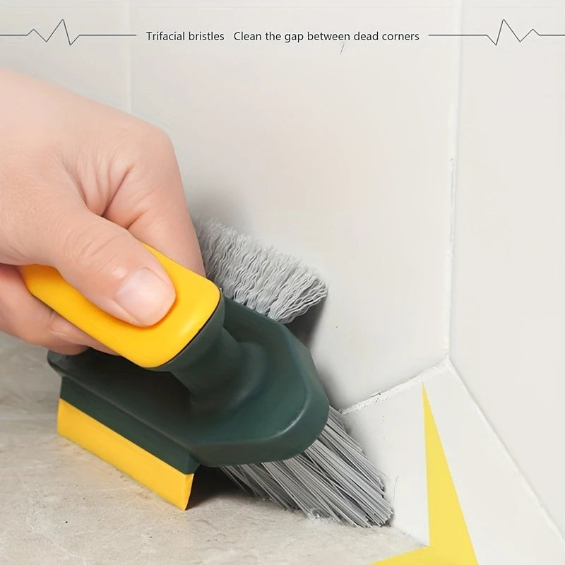 2-in-1 Crevice Cleaning Brush – Floor, Bathroom & Toilet Crevice Cleaning Brush PLUSH