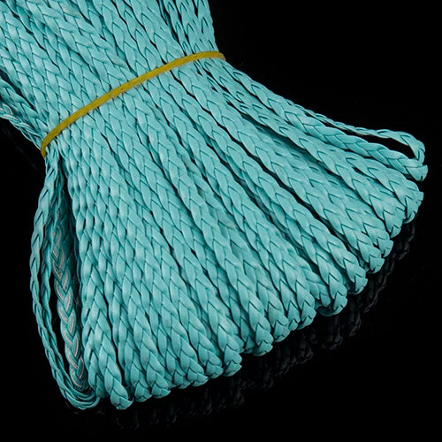 10 Yards 5mm PU Leather Braided Woven Cord – DIY Jewelry Jewelry Making Cord PLUSH Light Blue
