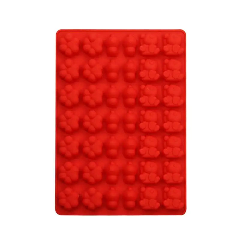 Silicone Cat Paw Candy Mold – Chocolate, Jelly & Fondant Silicone Baking Mold PLUSH Red
