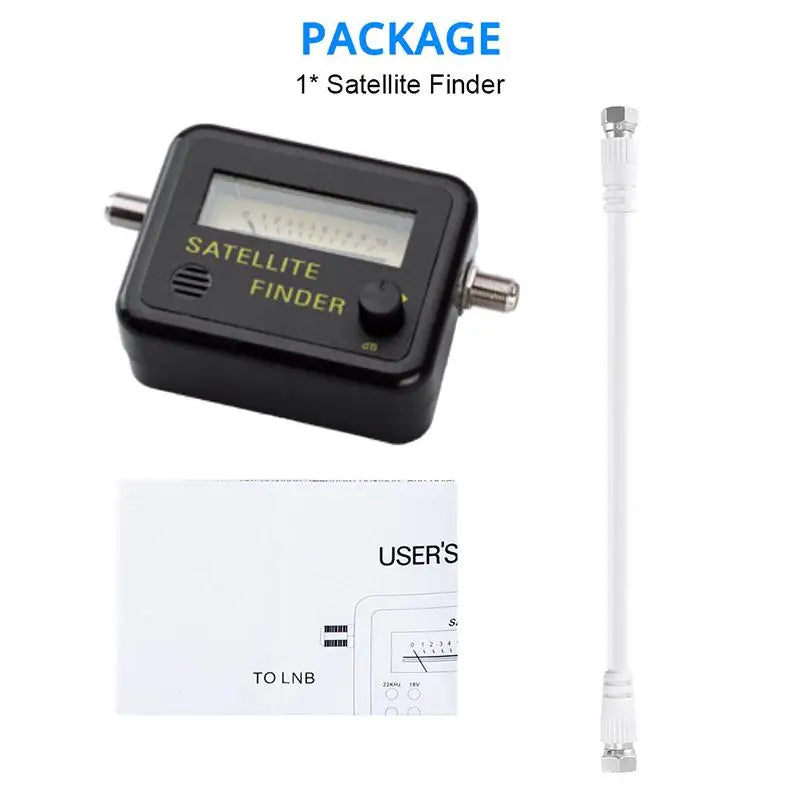 Digital Satellite Finder High-Sensitivity Signal Meter | KOQZM Satellite Signal Finder PLUSH