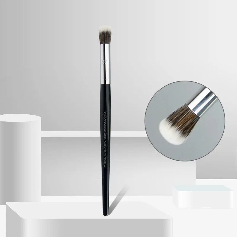 PRO #57 Round Concealer Brush – Vegan Synthetic Buffing Brush Concealer Makeup Brush PLUSH