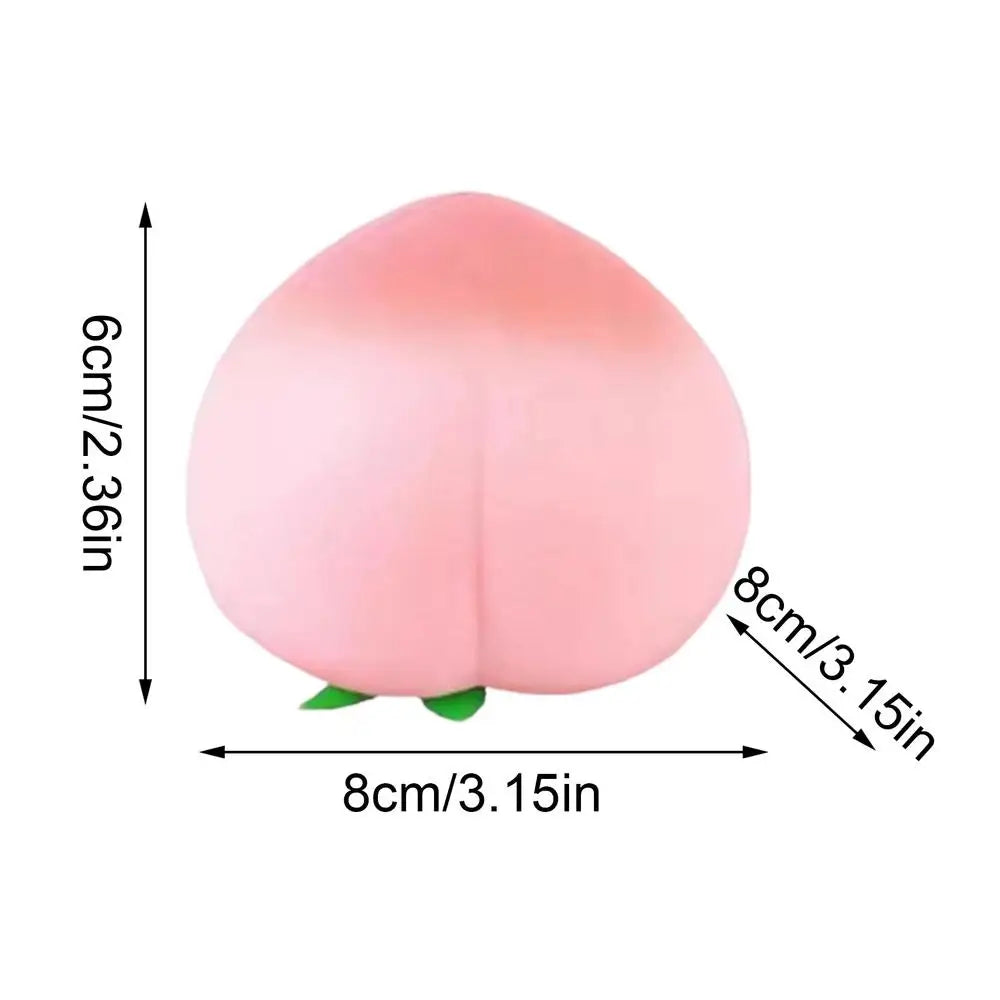 Peach Squeeze Toy – Slow Rising Sensory Fidget for Kids & Adults Fidget Squeeze Toy PLUSH Pinks