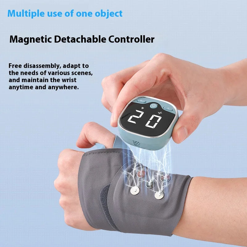 Electric Heating Wrist Massager – 5-Level Heat & Vibration Wrist Massager PLUSH