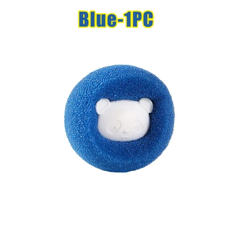 Laundry Washing Balls – Lint & Pet Hair Remover 6pcs Laundry Washing Balls PLUSH Blue 1PC