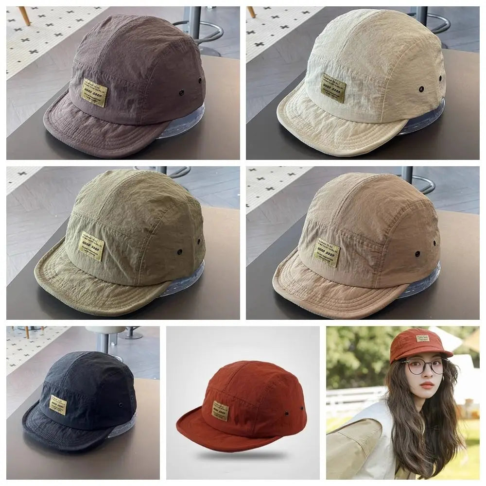 Japanese Short Brim Cotton Baseball Cap – Women's Casual Hat Women's Baseball Cap PLUSH