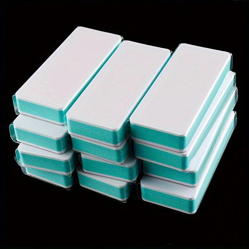 Two-Sided Nail Buffing Sanding File Block – Mini Sponge Buffer Nail Buffer Block PLUSH