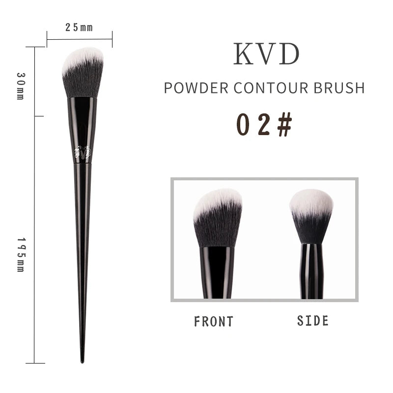 Kat Von D Makeup Brush – Foundation, Blush & Eyeshadow KVD Makeup Brush PLUSH 02 China Mainland