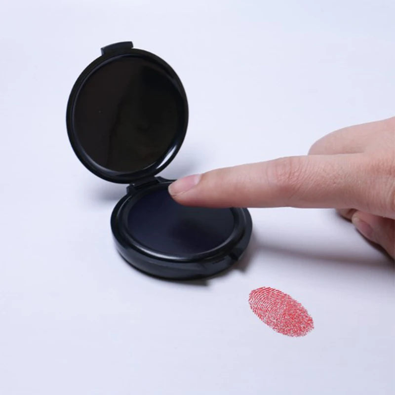 Fingerprint Ink Pad – Thumbprint Stamp for Notary & ID Cards Fingerprint Ink Pad PLUSH