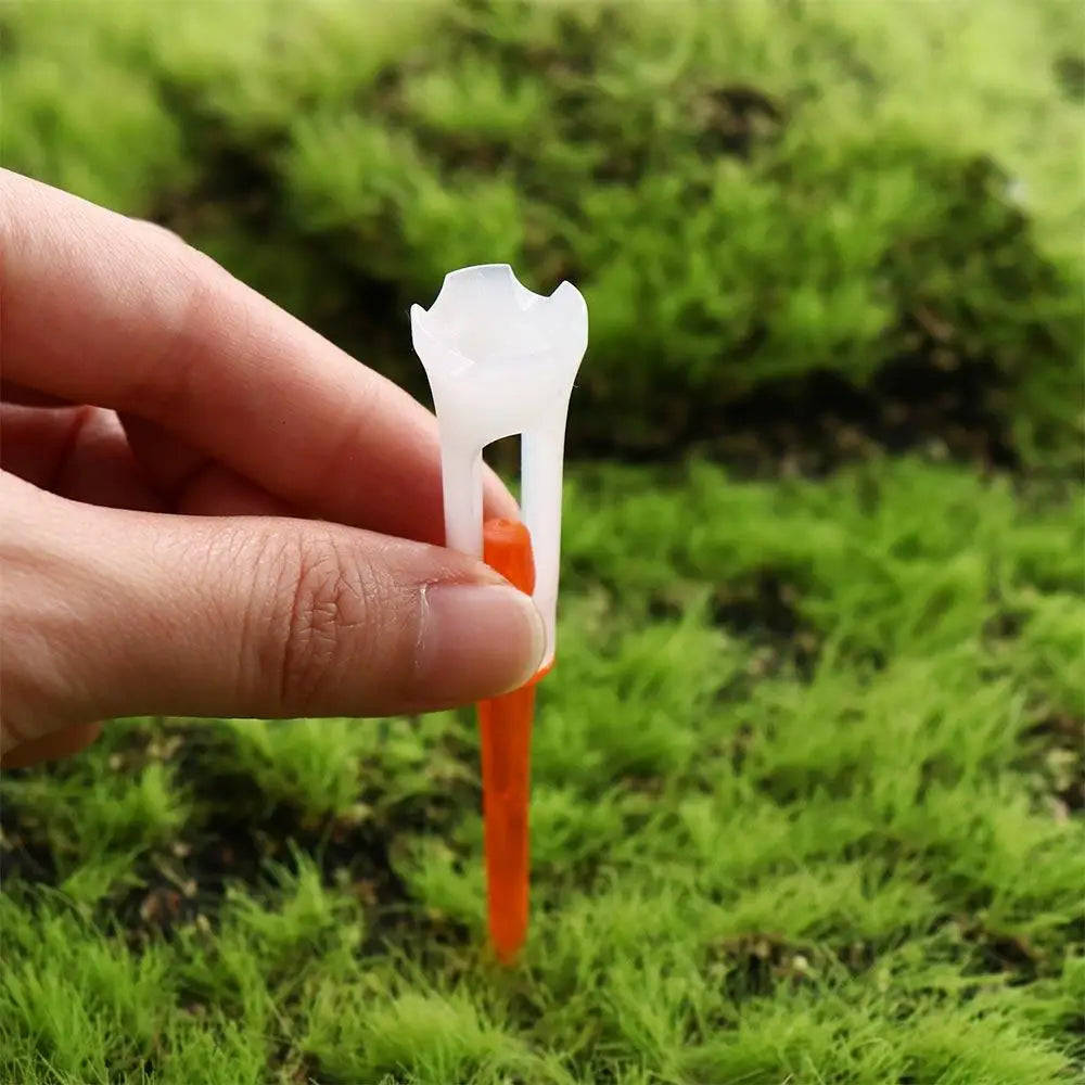 10pcs 83mm Rubber Cushion Golf Tees – Multicolor Plastic Set Golf Tees PLUSH