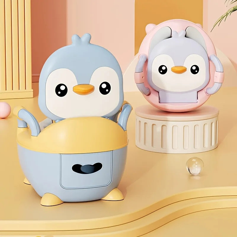 Penguin Kids Training Potty – Soft Cushioned Seat for Toddlers Toddler Training Potty PLUSH