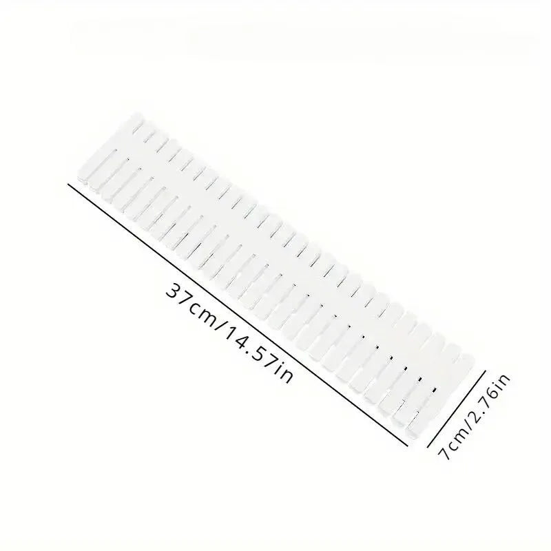 White Drawer Divider Partitions 4/8/12pcs – DIY Organizer Drawer Organizer PLUSH