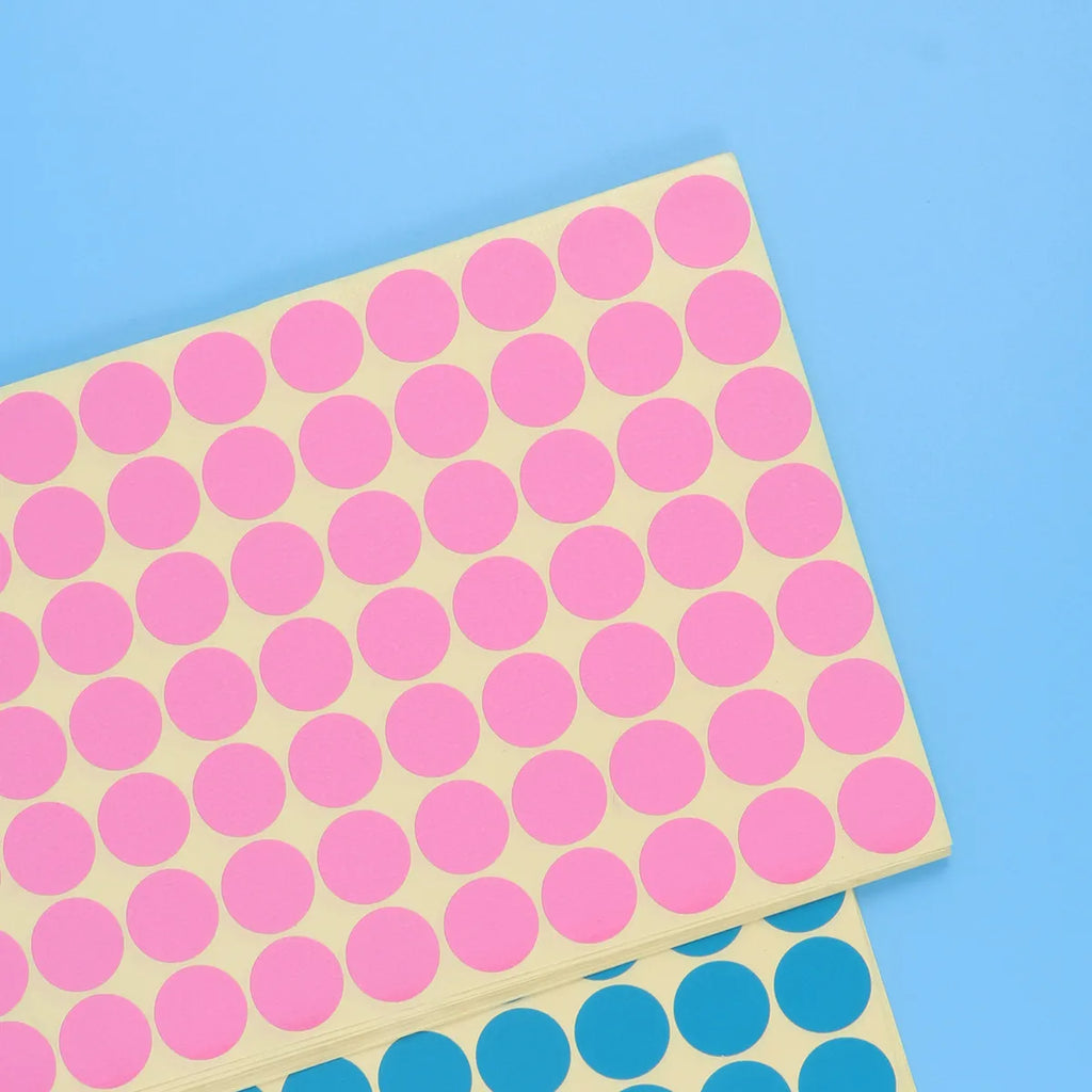 Colorful Round Dot Stickers 30 Sheets – Removable Color Labels Color Coding Stickers PLUSH