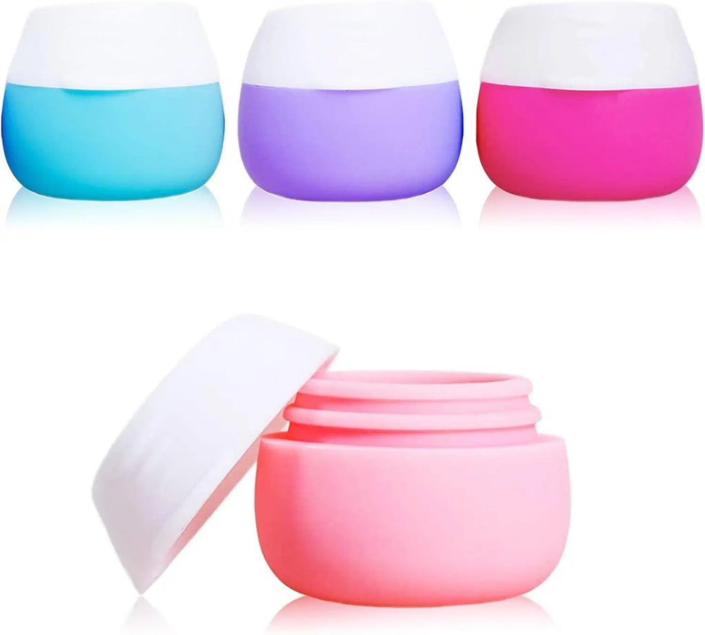 25ml Silicone Travel Cosmetic Jar – Refillable Cream Container Travel Cosmetic Jar PLUSH