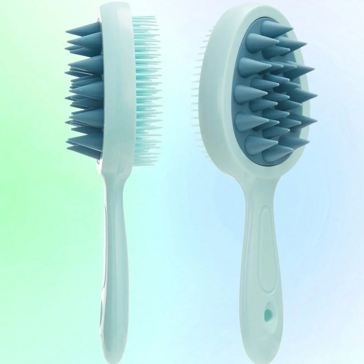 Long Handle Silicone Scalp Massage Shampoo Brush & Comb Scalp Massage Brush PLUSH