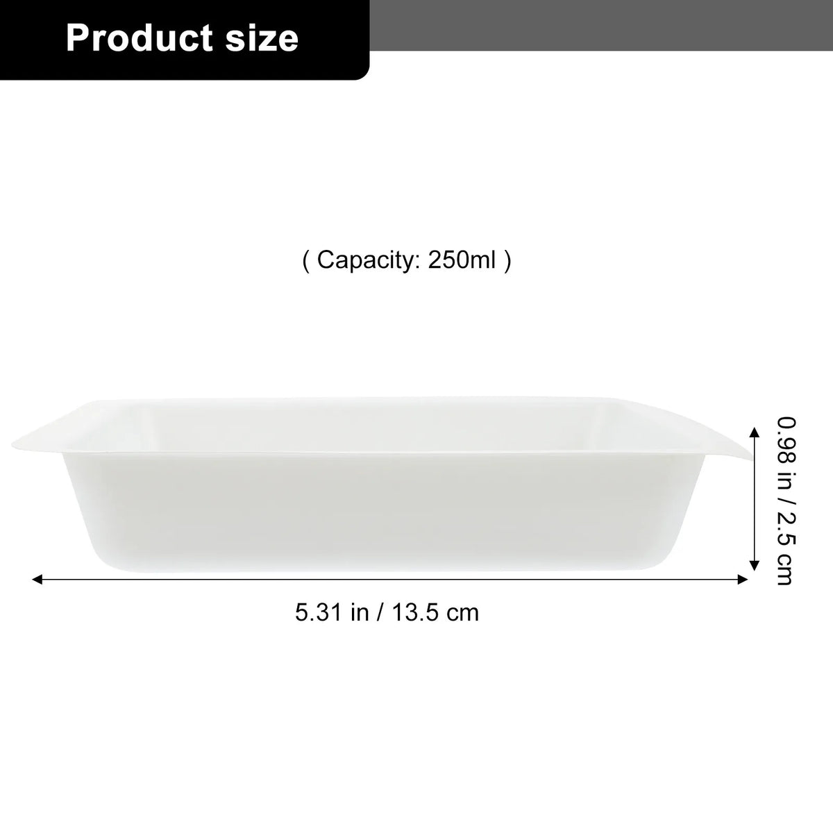 10pcs Plastic Lab Weighing Boats Trays – 250ml Disposable Lab Weighing Boats PLUSH