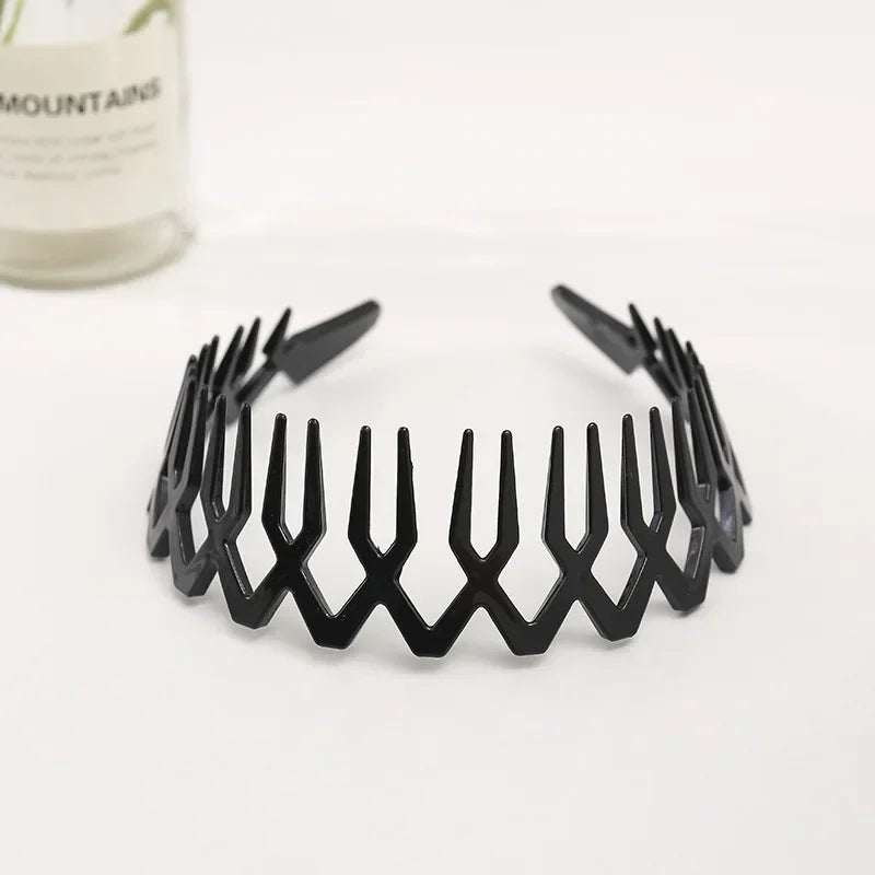 Wavy Sports Headband – Unisex Wave Hair Hoop for Men & Women Sports Headband PLUSH 5