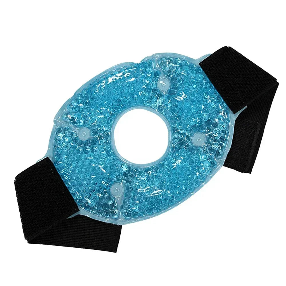 Reusable Hot Cold Gel Pack – Knee, Foot & Joint Wrap Hot Cold Gel Pack PLUSH Blue